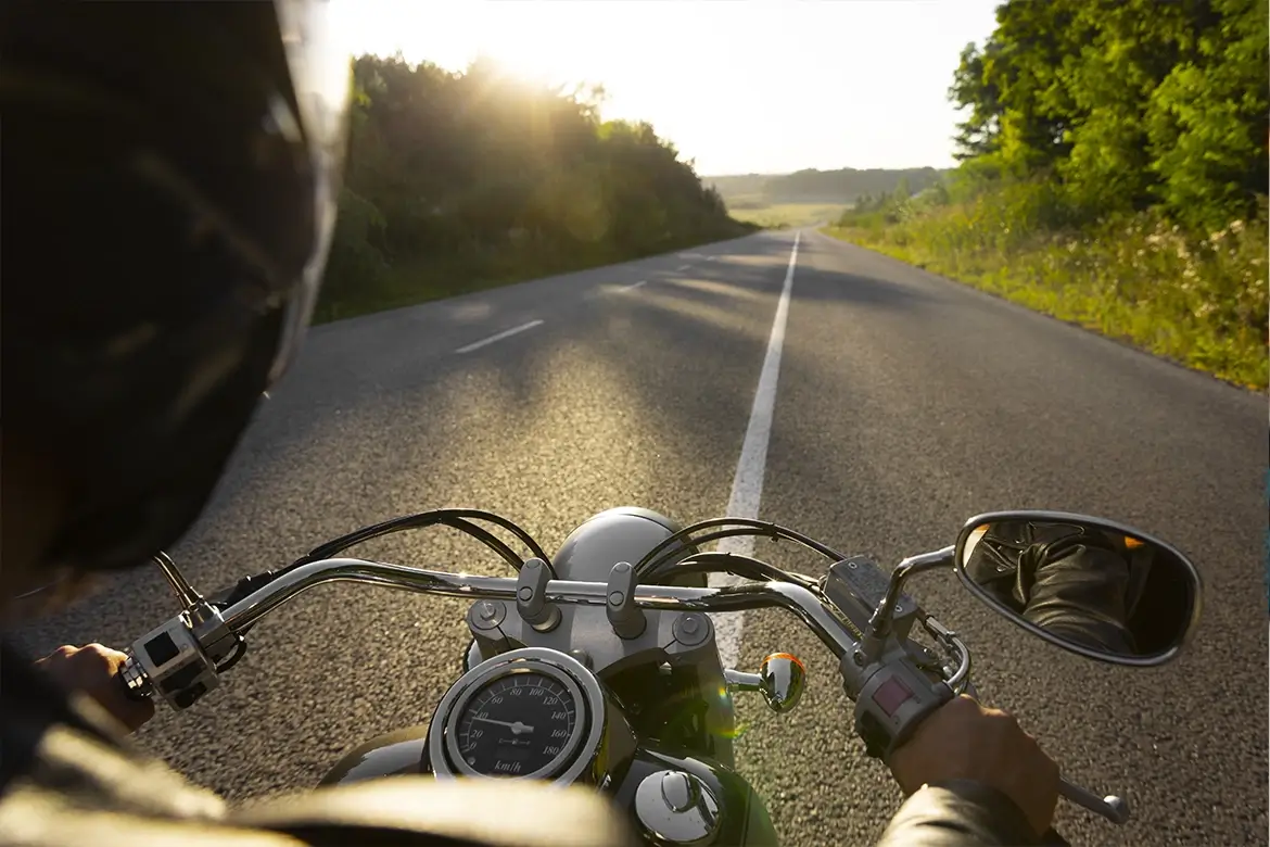 rouler en moto